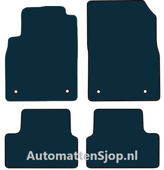 Luxe velours donkerblauw automatten Opel Astra J | 2009-2015