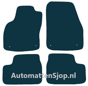 Luxe velours donkerblauw automatten Opel Astra H | 2004-2010