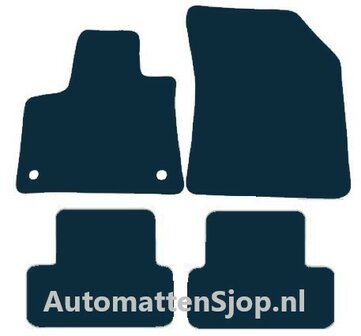 Luxe velours rood automatten Peugeot 3008 | 2016-2023