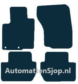 Luxe velours donkerblauw automatten Peugeot 4007 | 2007-2011