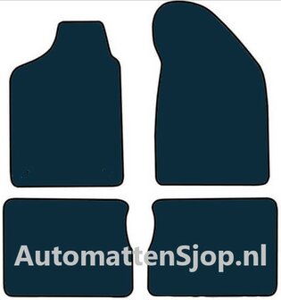 Luxe velours donkerblauw automatten Renault Clio | 1990-1998