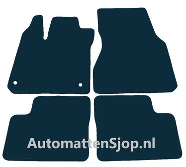 Luxe velours donkerblauw automatten Renault Twingo Electric | 2020-2024