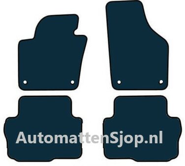 Luxe velours donkerblauw automatten Seat Alhambra | 5-persoons | 2010-2022