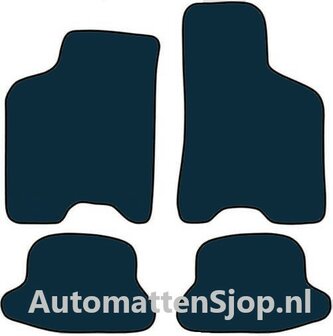 Luxe velours beige automatten Seat Arosa | 1997-2004