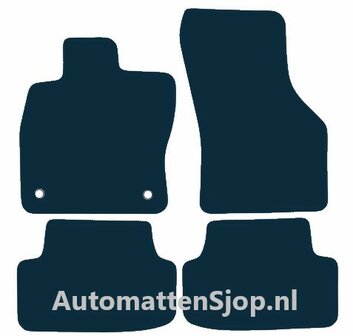 Luxe velours donkergrijs automatten Seat Leon FR | 2020-heden