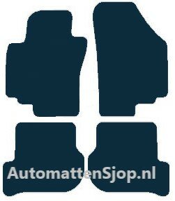 Luxe velours rood automatten Seat Toledo III (5P) | 2004-2007