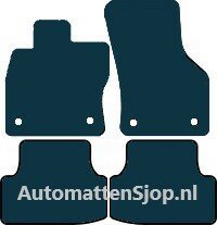 Luxe velours donkergrijs automatten Skoda Superb Hybrid | 2020-2024