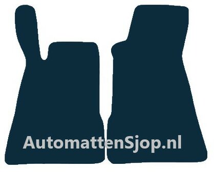 Luxe velours donkerblauw automatten Smart Roadster | 2003-2006