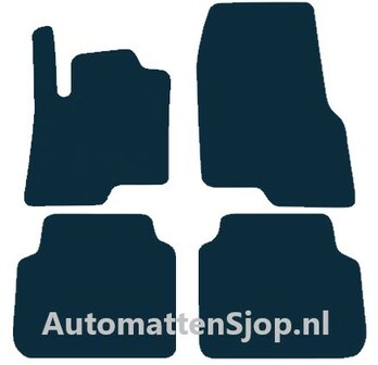 Luxe velours donkerblauw automatten Smart ForFour | 2004-2006