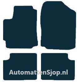 Luxe velours donkerblauw automatten Subaru Justy | 2007-2011