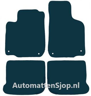 Luxe velours donkerblauw automatten VW Beetle | 1998-2011