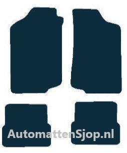 Luxe velours donkerblauw automatten VW Golf 2 (19E) | 1983-1992