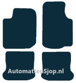 Luxe velours donkerblauw automatten VW Golf 4 Cabrio (1E7) | 1998-2002