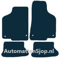 Luxe velours donkerblauw automatten VW Lupo 3L | 2001-2005