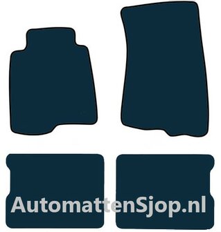 Luxe velours donkerblauw automatten Volvo 240 | 1974-1993