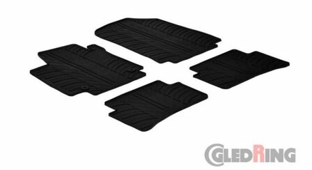 Rubber automatten Renault Captur | 2013-2019