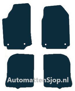 Naaldvilt zwart automatten Audi 200 | 1982-1991