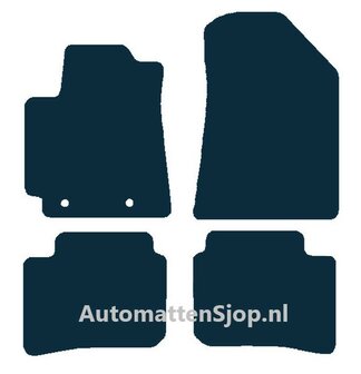 Luxe velours donkergrijs automatten Hyundai Ioniq | 2019-2023