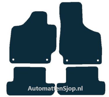 Naaldvilt antraciet automatten Audi TT (8J) | 2006-2014