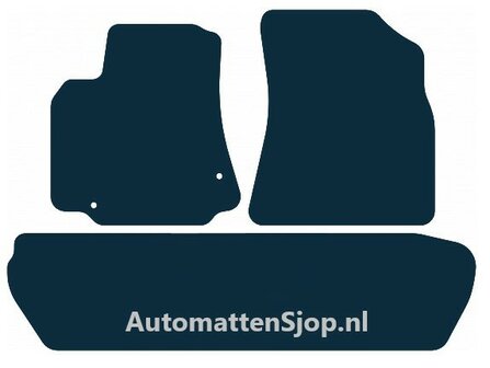 Super luxe velours donkergrijs automatten Citroen Berlingo Multispace III | 2008-2018