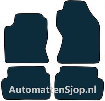 Super luxe velours zwart automatten Ford Focus I | 2001-2005