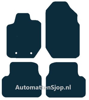 Super luxe velours zwart automatten Ford Ranger T8 | 2019-2023