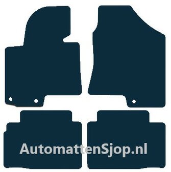 Luxe velours donkerblauw automatten Kia Sportage | 2010-2016