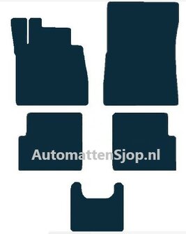 Super luxe velours donkergrijs automatten Mercedes-Benz G-Klasse (W463) | 2012-2018