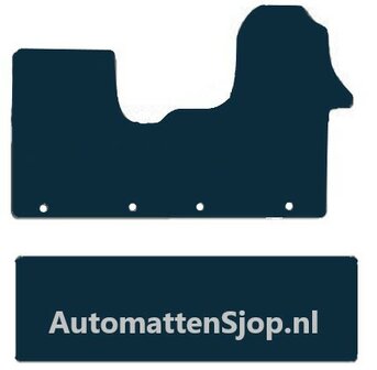 Luxe velours donkergrijs automatten Opel Vivaro | 2014-2019