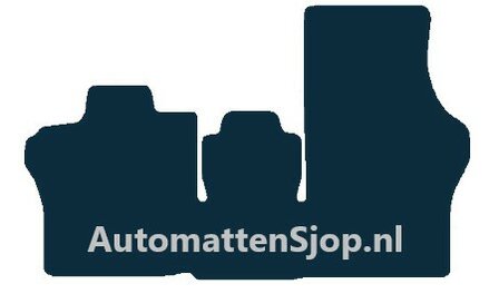 Luxe velours donkerblauw automatten VW ID.Buzz | 2022-heden