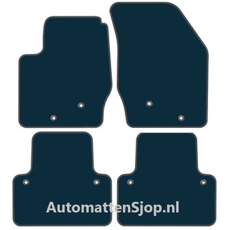 Naaldvilt zwart automatten Volvo XC90 I 5-persoons | 2002-2014