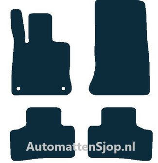 Luxe velours beige automatten Mercedes-Benz GLC (X254) | 2022-2025