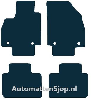 Super luxe velours zwart automatten MG ZS Hybrid | 2024-heden