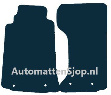 &quot;OPRUIMING&quot; Luxe velours donkergrijs automatten Mazda MX 5 (NC) | 2005-2015