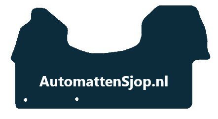 &quot;OPRUIMING&quot; Naaldvilt zwart automatten Mercedes-Benz Sprinter 907 dubbele cabine | 2018-heden