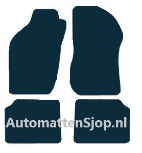 Naaldvilt zwart automatten Alfa Romeo 145 | 1994-2001