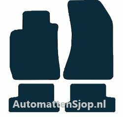 Naaldvilt zwart automatten Alfa Romeo Brera | 2006-2011