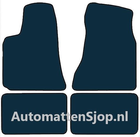 Naaldvilt zwart automatten Chrysler 300C | 2004-2011