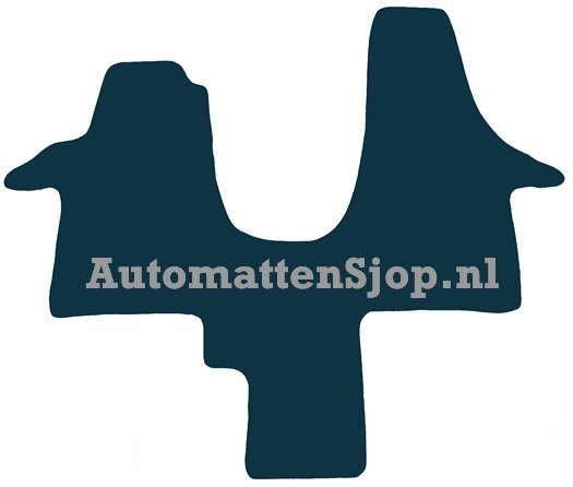 Naaldvilt zwart automatten VW Transporter T5 & T6 | 2003-2015