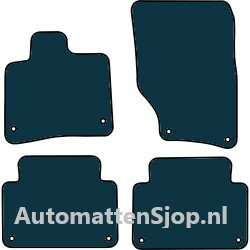 Naaldvilt zwart automatten Audi Q7 (4L) 5 persoons | 2006-2015