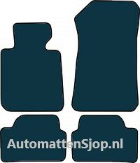 "OPRUIMING" Naaldvilt zwart automatten BMW 1-Serie (E87)
