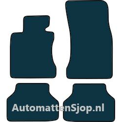 Naaldvilt zwart automatten BMW 5-Serie  (E61) Touring | 2004-2010