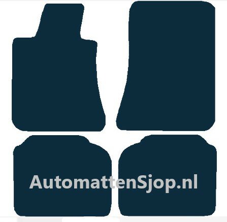 Naaldvilt antraciet automatten BMW 5-Serie (E28) | 1981-1988