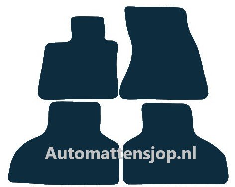 Naaldvilt zwart automatten BMW X5 (F15) | 2013-2018