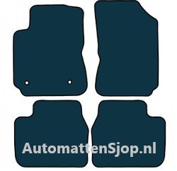 Naaldvilt zwart automatten Citroen C4 Cactus | 2014-2020