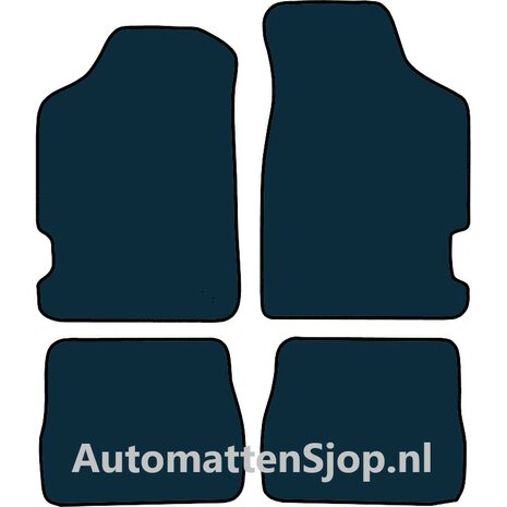 Luxe velours zwart automatten Citroen Saxo II | 1999-2003