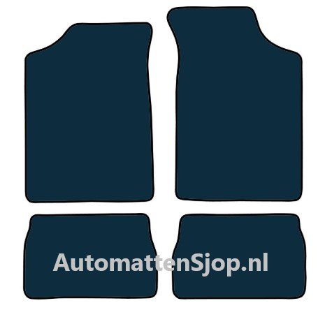 Luxe velours zwart automatten Citroen Saxo | 1996-1999