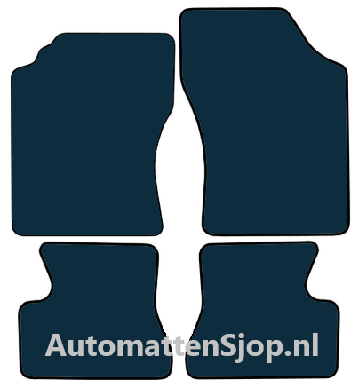 Naaldvilt zwart automatten Daihatsu Cuore | 1995-1998