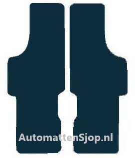 Naaldvilt antraciet automatten Fiat 500 | 1957-1975