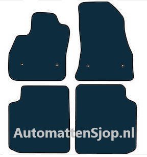 Naaldvilt zwart automatten Fiat 500 L | 2012-2017